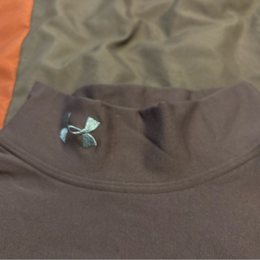 Men’s UA ColdGear Long Sleeves Mock Neck XXL - Picture 3 of 4